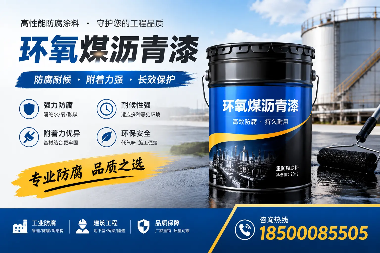 如何选择适合的环氧煤沥青漆？四平市场选型指南