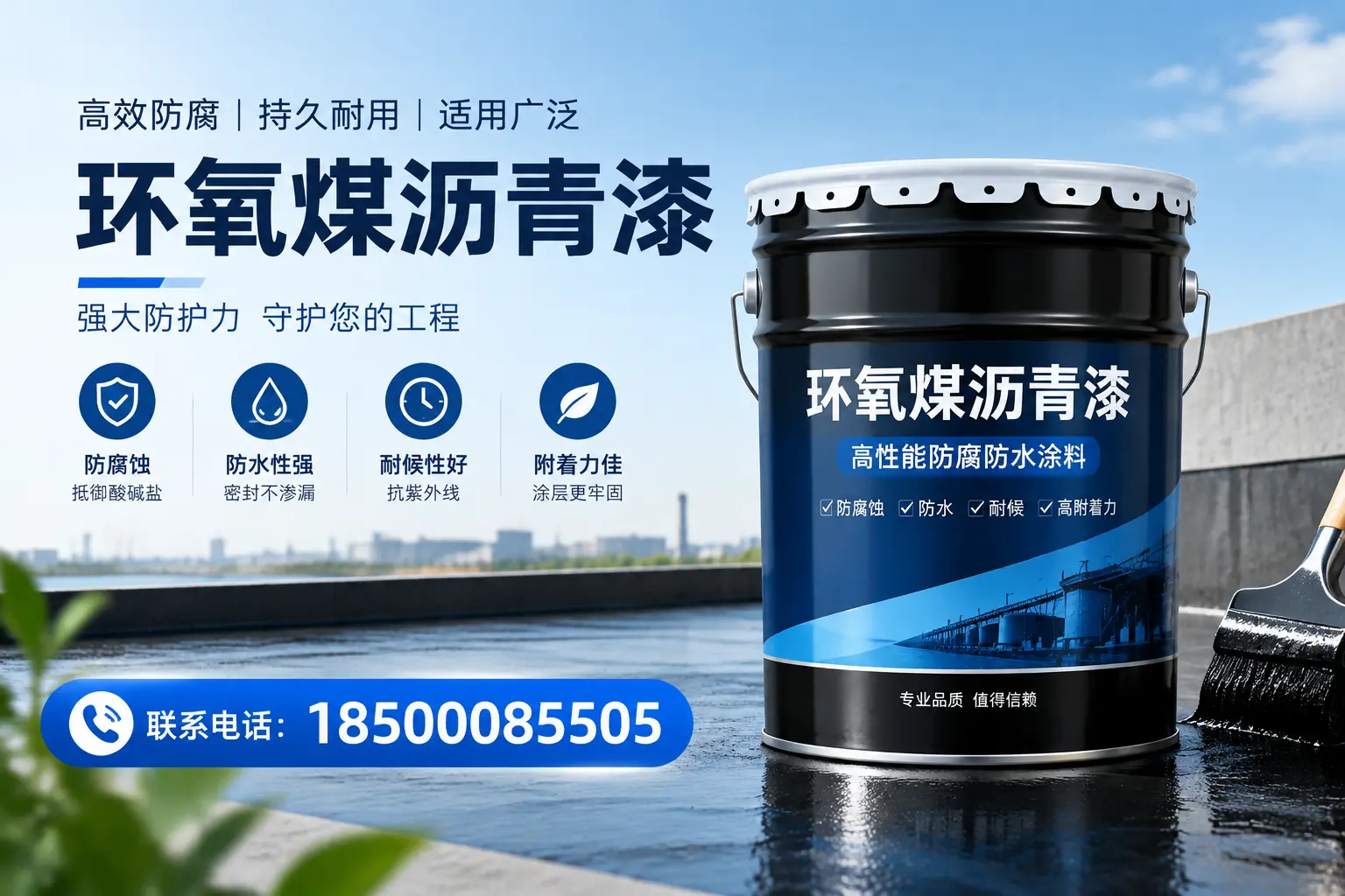 环氧煤沥青漆的施工方法详解，助力四平企业高效完成项目